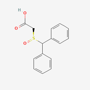 Chemical structure of Modafinil acid
