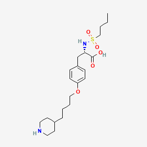 Chemical structure of Tirofiban