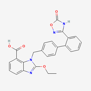 Chemical structure of Azilsartan