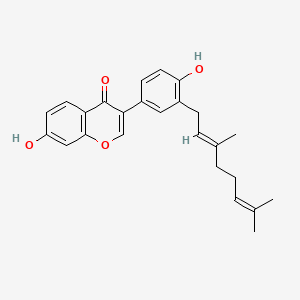 Chemical structure of Corylifol A