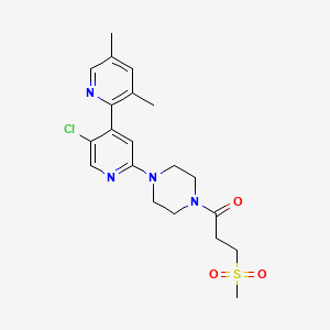 Chemical structure of PF-5274857