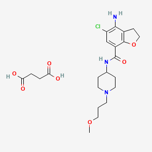 Chemical structure of Prucalopride Succinat