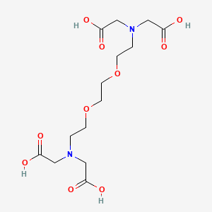 Chemical structure of EGTA