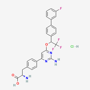 Chemical structure of LP533401 hcl