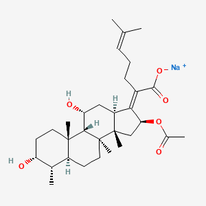 Chemical structure of Sodium Fusidate