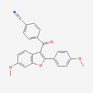 Chemical structure of LY 320135