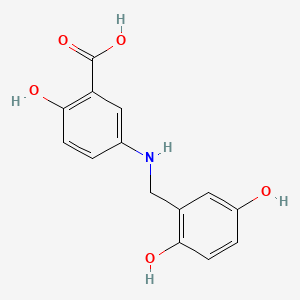 Chemical structure of Lavendustin C
