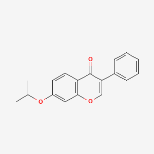 Chemical structure of Ipriflavone (Osteofix)