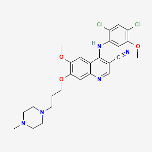 Chemical structure of Bosutinib