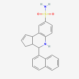 Chemical structure of TQS