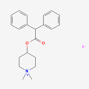 Chemical structure of 4-DAMP