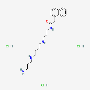 Chemical structure of Naspm trihydrochloride