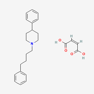 Chemical structure of 4-PPBP maleate