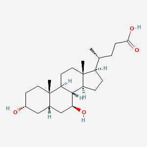 Chemical structure of Ursodiol