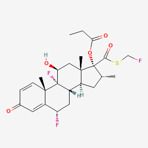 Chemical structure of Fluticasone propionate