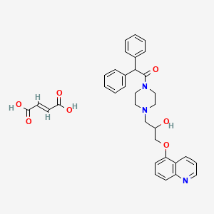 Chemical structure of Dofequidar fumarate