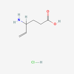 Chemical structure of Vigabatrin Hydrochloride