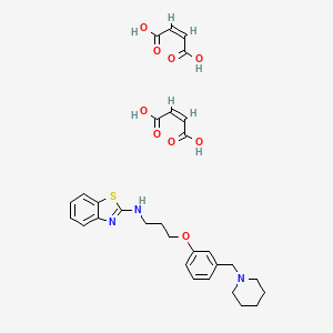 Chemical structure of Zolantidine dimaleate