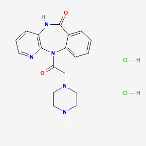 Chemical structure of Pirenzepine Hydrochloride
