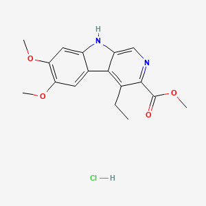 Chemical structure of DMCM hydrochloride