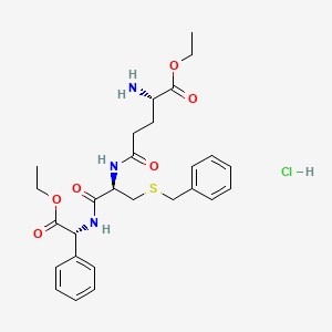 Chemical structure of Ezatiostat hydrochloride