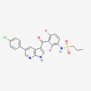 Chemical structure of Vemurafenib