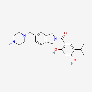Chemical structure of AT13387