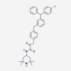 Chemical structure of Cyanine3·5 carboxylic acid