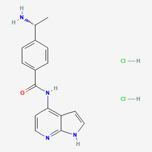 Chemical structure of Y-39983 dihydrochloride