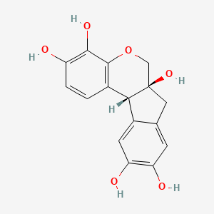 Chemical structure of Hematoxylin