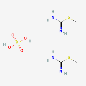 Chemical structure of (S)-Methylisothiourea sulfate