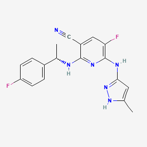 Chemical structure of AZ 960