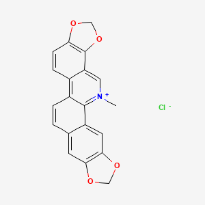 Chemical structure of Sanguinarine chloride