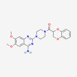 Chemical structure of Doxazosin