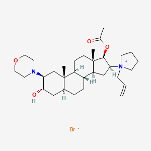 Chemical structure of Rocuronium Bromide