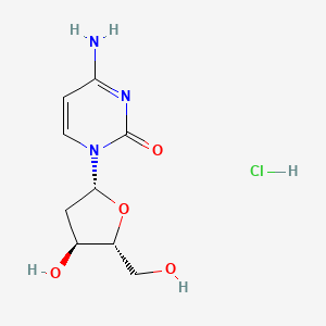 Chemical structure of Deoxycytidine hydrochloride