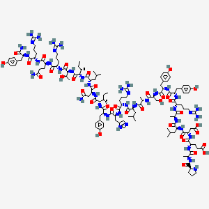 Chemical structure of Neuropeptide Y 13-36 (porcine)