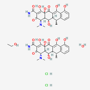 Chemical structure of Doxycycline hyclate