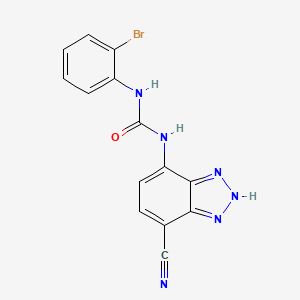 Chemical structure of SB 265610