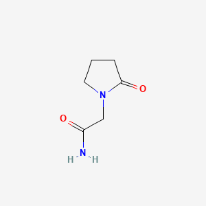 Chemical structure of Piracetam