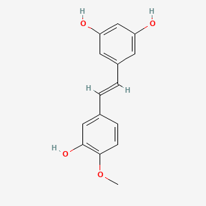 Chemical structure of Rhapontigenin