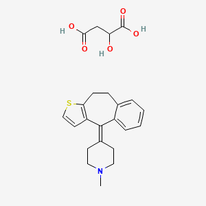 Chemical structure of Pizotifen Malate
