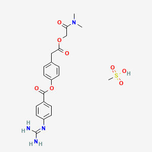 Chemical structure of Camostat Mesilate