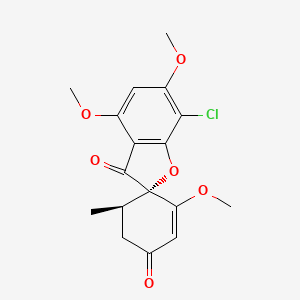 Chemical structure of Griseofulvin
