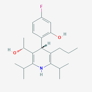 Chemical structure of glucagon receptor antagonists 3