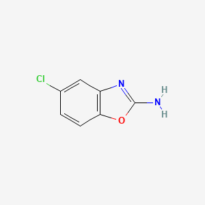 Chemical structure of Zoxazolamine