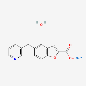 Chemical structure of Furegrelate (sodium salt)