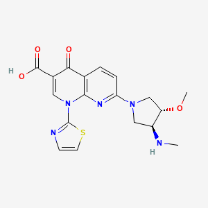 Chemical structure of Voreloxin