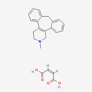 Chemical structure of Setiptiline maleate