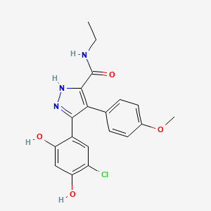 Chemical structure of VER-49009